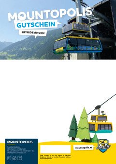 Cabriogondel auf der Gondel bei der Ahornbahn
