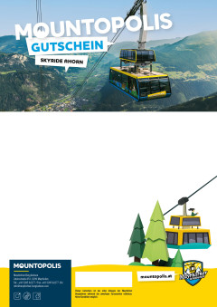 Cabriogondel der Ahornbahn