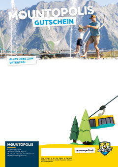 Gutscheinvorlage Bergroller