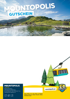 Gutscheinvorlage Adlerbühne Ahorn