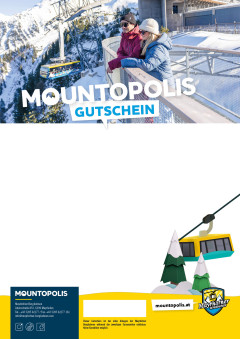 Gutscheinvorlage Paar im Winter